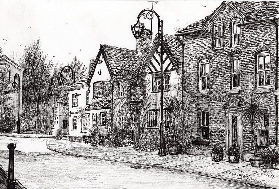 Leigh Arms Prestbury Drawing by Vincent Alexander Booth - Fine Art America