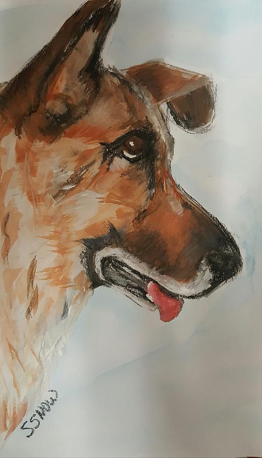 Leila  Painting by Susan Voidets
