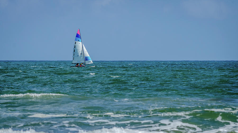 Leisurely Day of Sailing Photograph by Debra Martz
