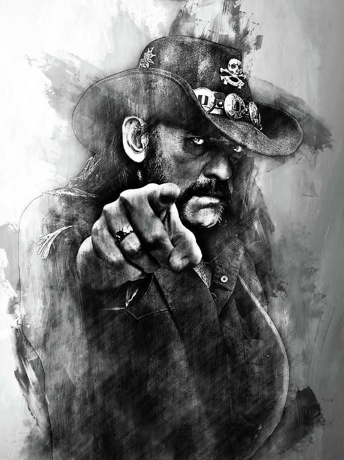 Lemmy Art Print Digital Art By Aleksandar Nikolov