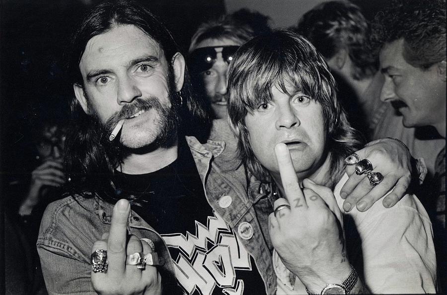 Lemmy Photograph - Lemmy and Ozzy by Stephen Payne
