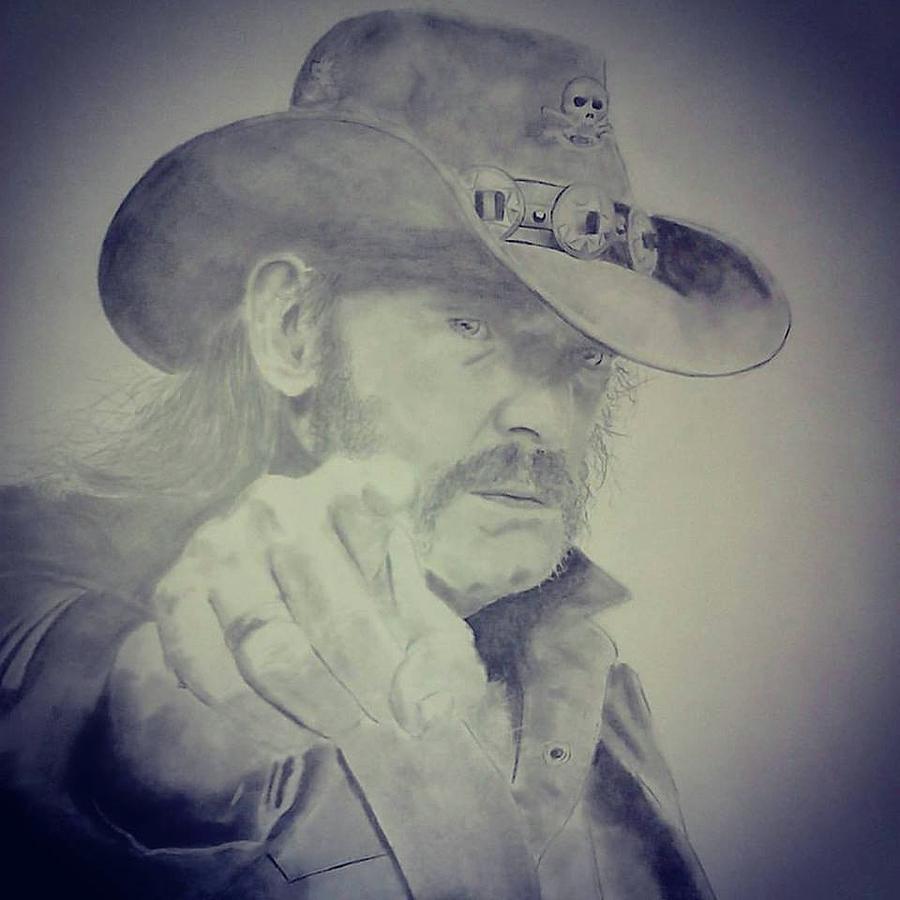 Lemmy Drawing by James Cahill - Fine Art America