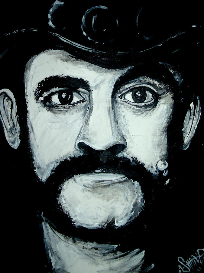 Lemmy Portrait Painting by Sam Hane