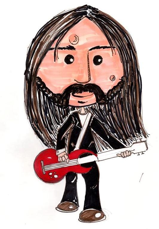 Motorhead Drawing - Lemmy by Regina Jeffers