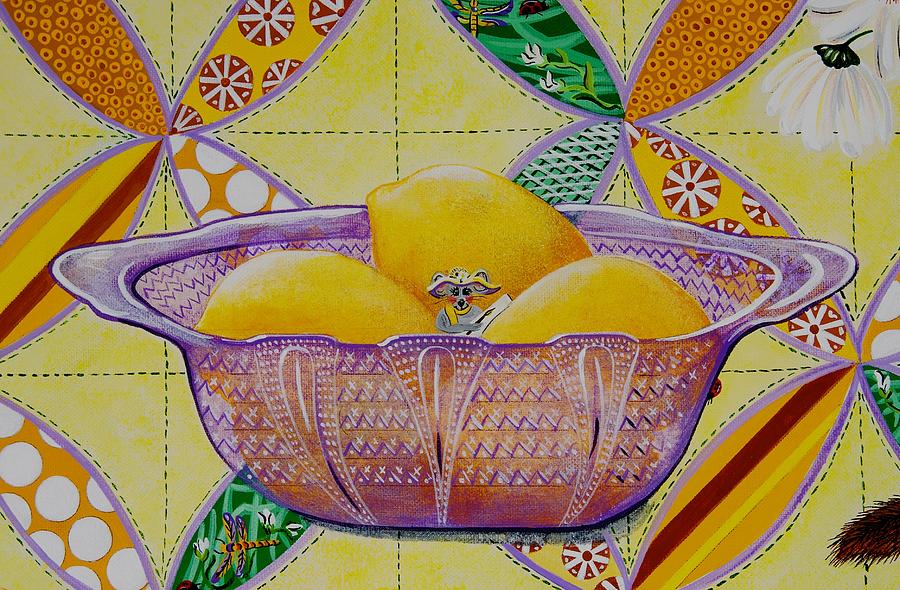 Lemon Artist Painting by Jennifer Lake