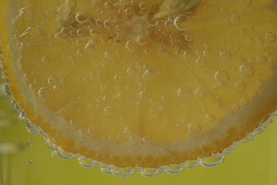 Lemon Bubbles Photograph by Christine Amstutz