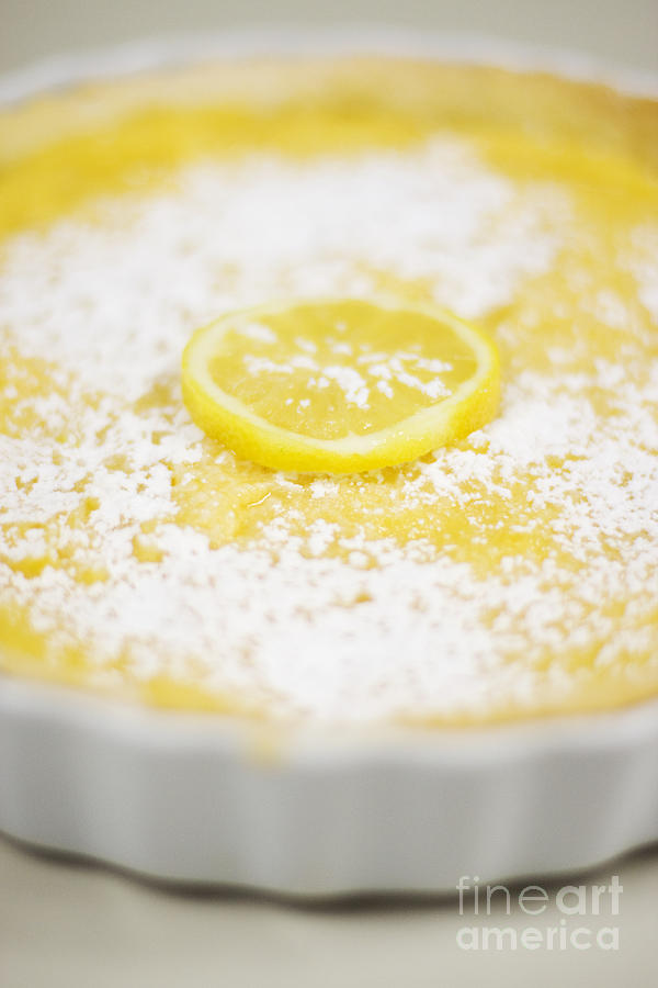 Lemon Curd Tart Photograph by Jorgo Photography