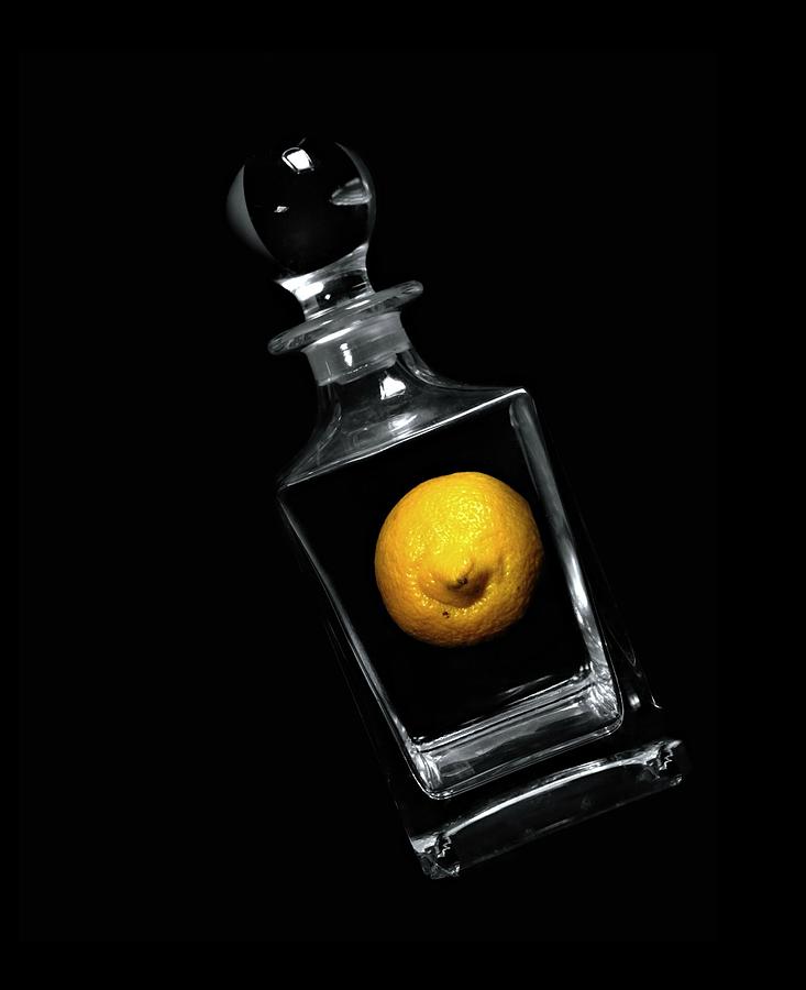 Lemon Decanter Photograph by Diana Angstadt