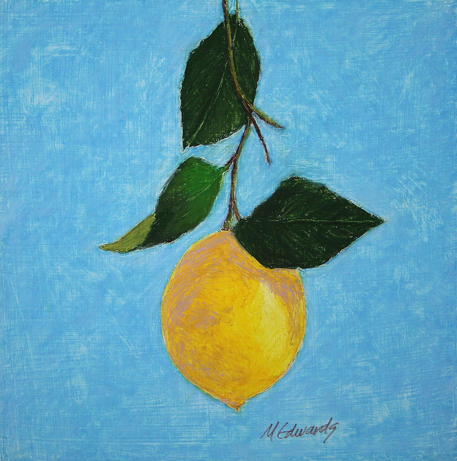 Lemon Drop Painting by Marna Edwards Flavell