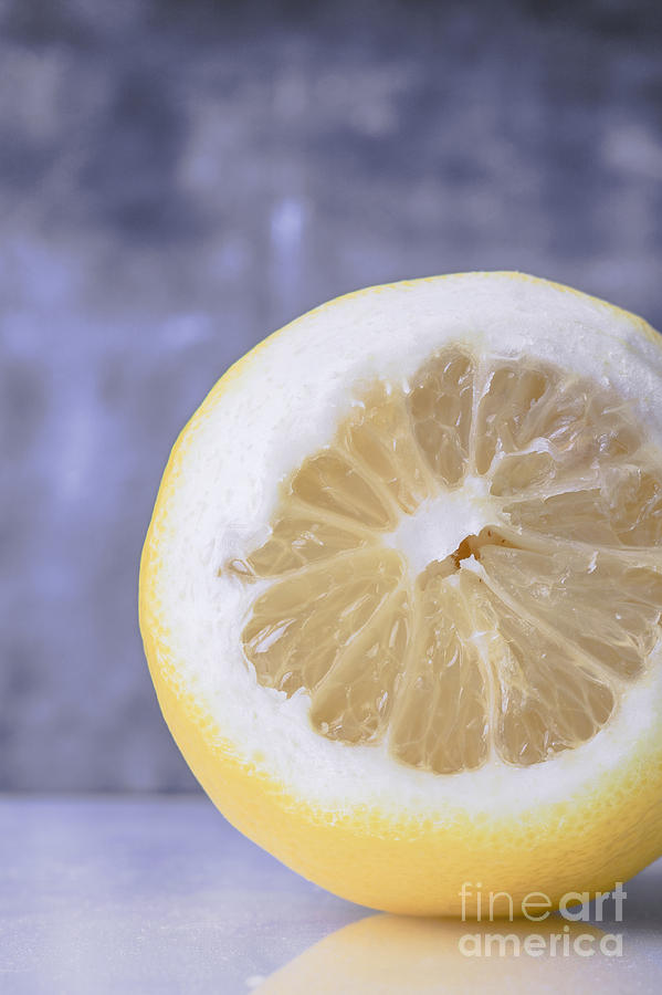 Lemon Half Photograph by Edward Fielding