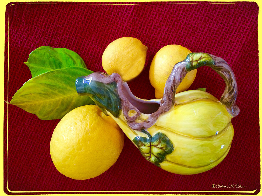 Lemon Juice Photograph by Barbara Zahno