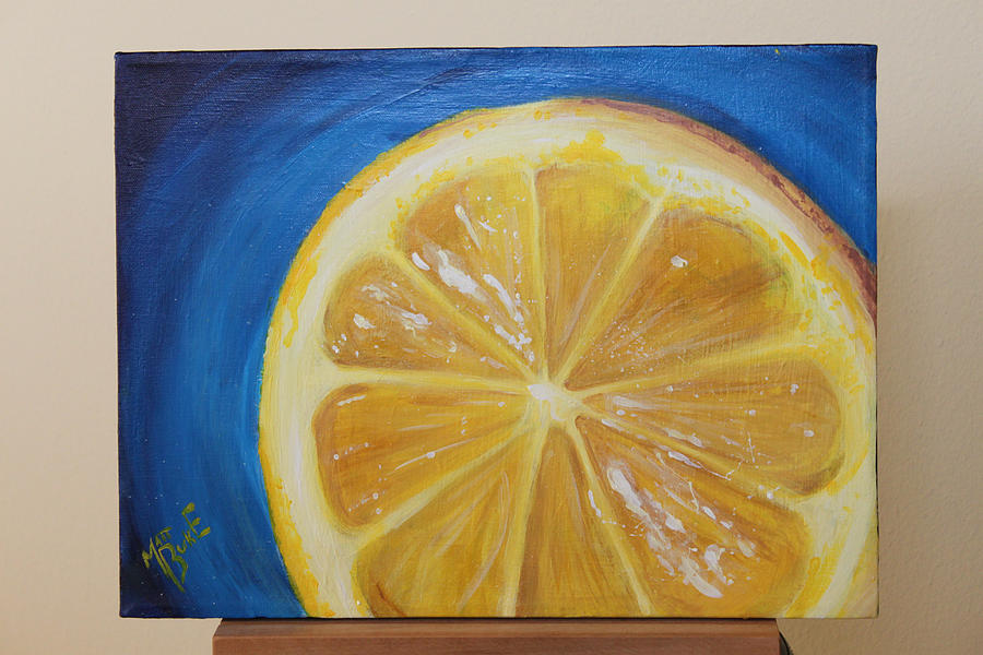 Lemon Painting - Lemon by Matt Burke