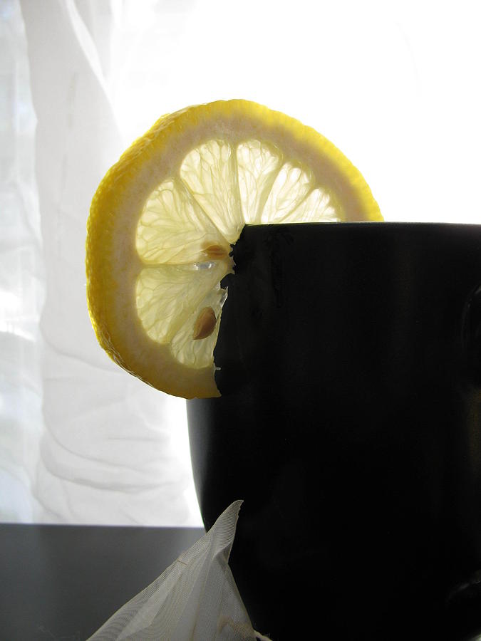 Tea Photograph - Lemon Slice by Lindie Racz
