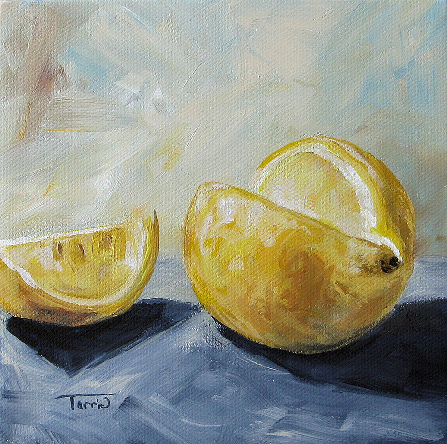 Lemon Painting by Torrie Smiley