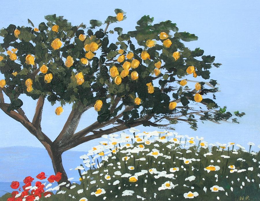 Lemon Tree Painting by Nigel Radcliffe
