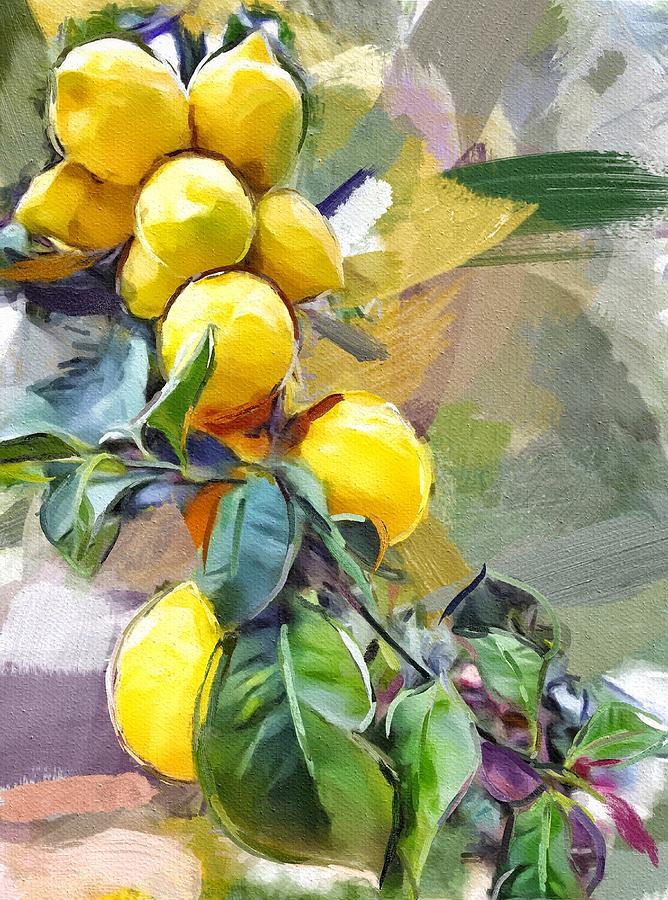Lemon Tree Digital Art by Tanya Gordeeva