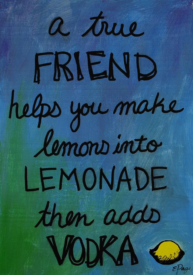 Lemonade Painting by Emily Page