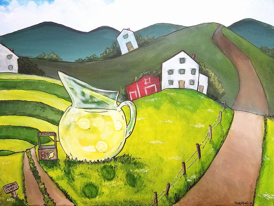 Lemonade Lane Painting by Shana Rowe Jackson