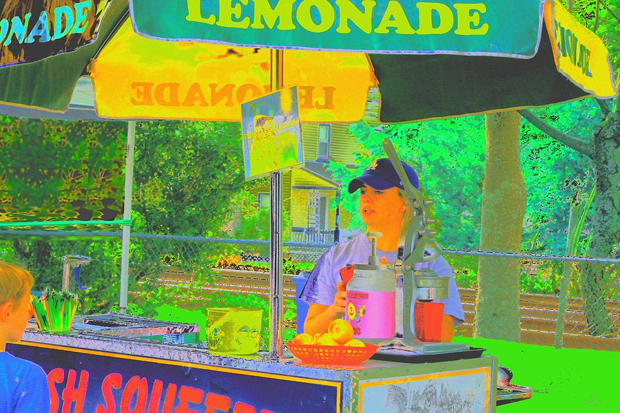 Lemonade Stand Digital Art by Cliff Wilson