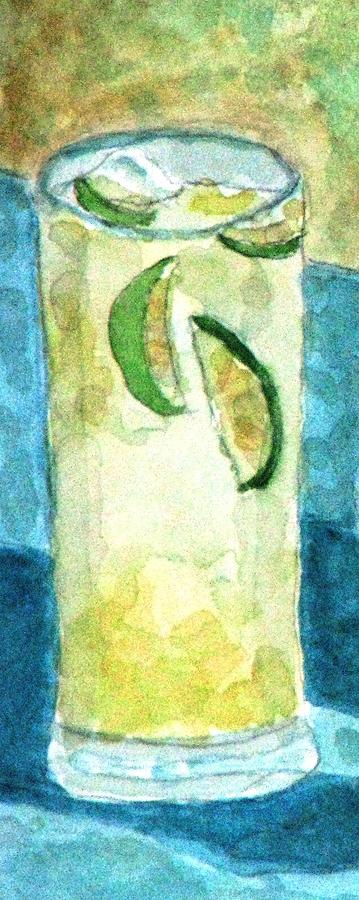 Lemonade Time Painting by Angela Davies