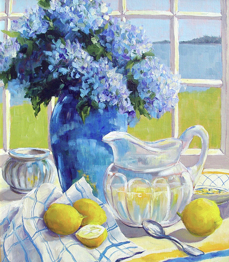 Lemonade2 Painting by Barbara Hageman