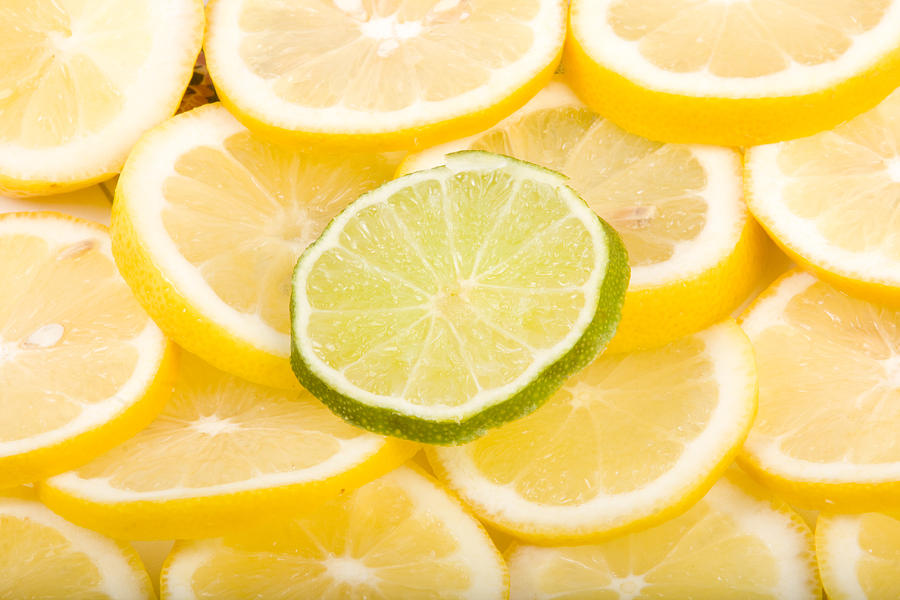 Abstract Photograph - Lemons and One Lime Abstract by James BO Insogna