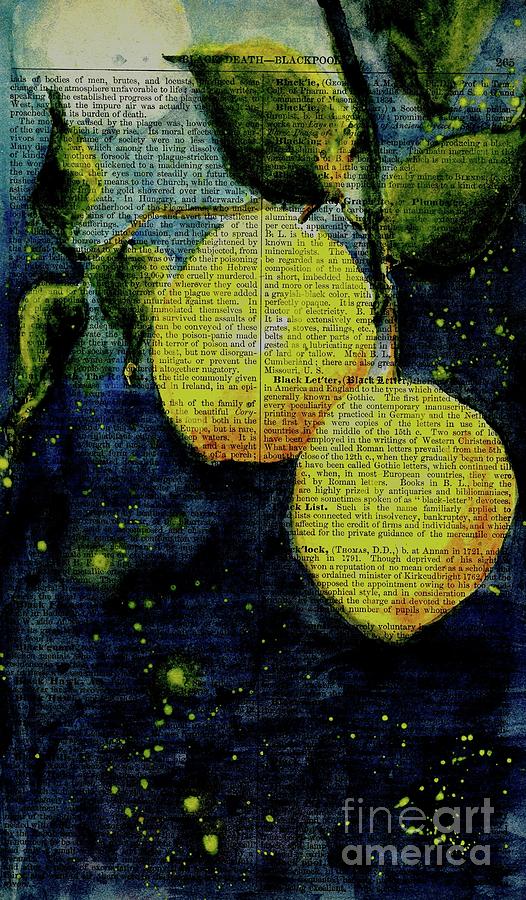 Lemons Bathed in Moonlight Painting by Maria Hunt