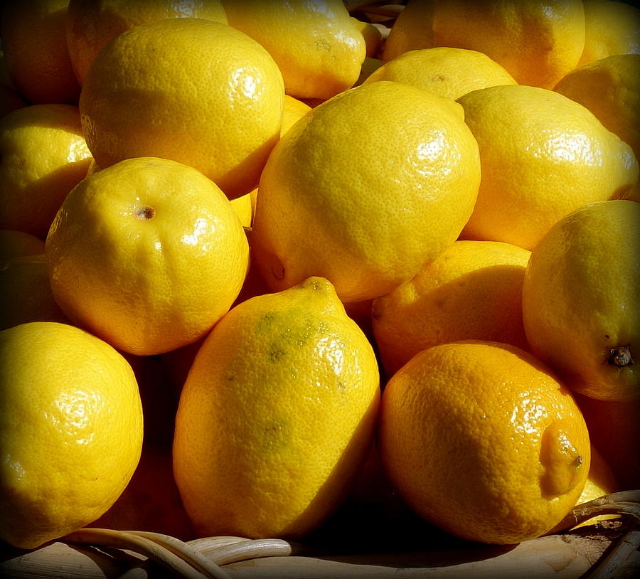 Lemons Photograph by Donna Spadola