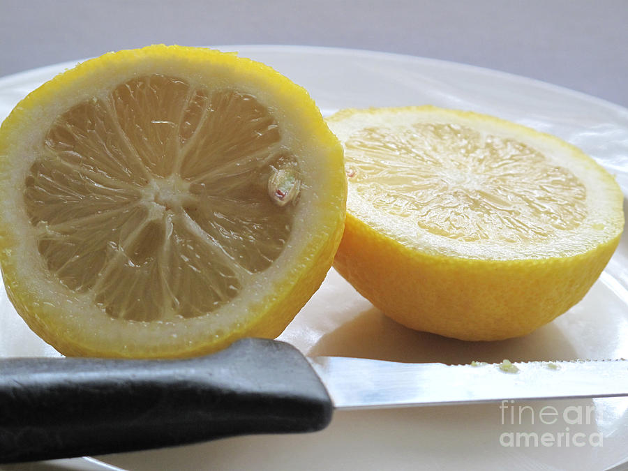 Lemon Photograph - Lemons by Valerie Morrison