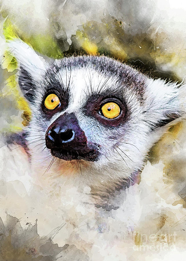 Lemur Art Digital Art