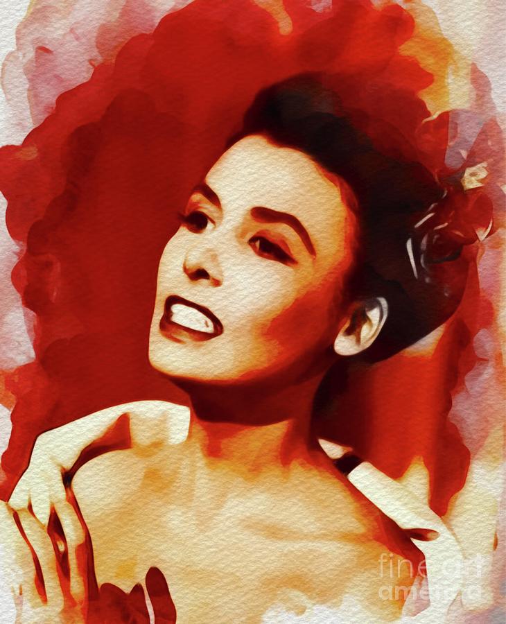 Lena Horne, Singer And Actress Painting