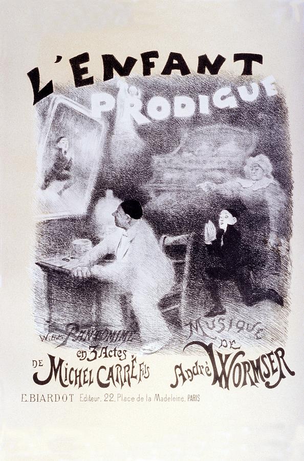 Lenfant Prodigue - The Prodigal Son - Retro travel Poster - Vintage Poster Mixed Media by Studio Grafiikka