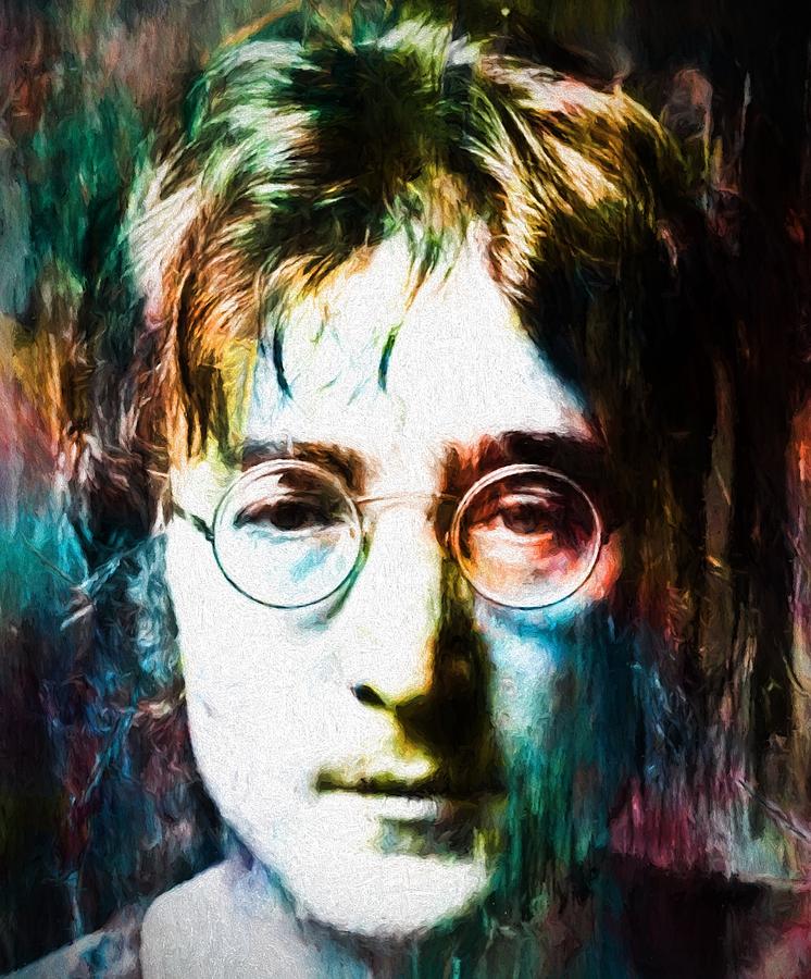 Lennon Tribute Painting by Dan Sproul