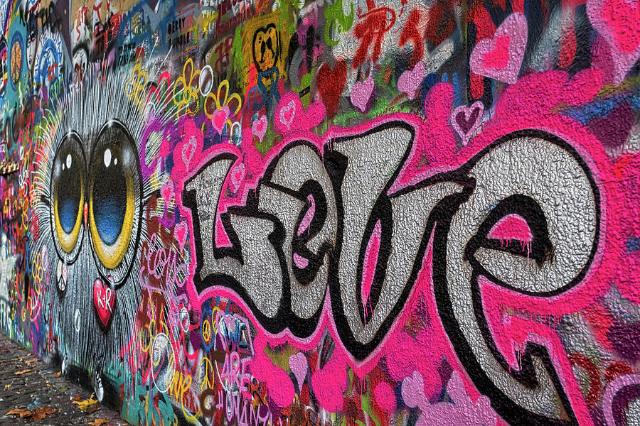 Lennon Wall Graffiti - Prague Photograph by Stuart Litoff