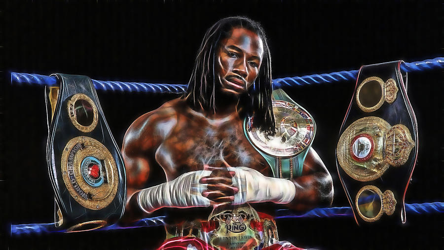 Lennox Lewis Collection Mixed Media by Marvin Blaine