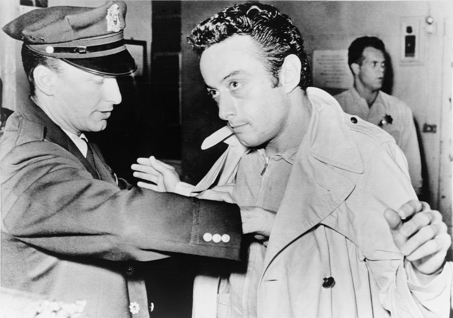Portrait Photograph - Lenny Bruce 1925-1966, Being Searched by Everett
