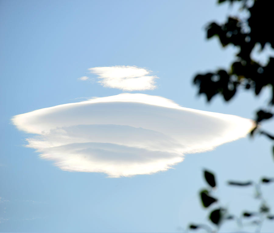 Lenticular Cloud Over Queen Charlotte Photograph