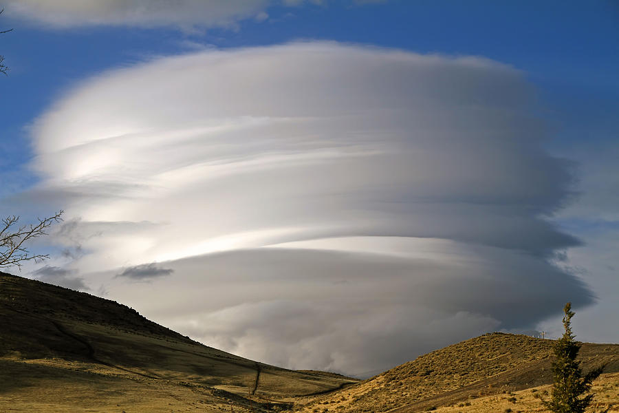 Lenticular Clouds Photograph by Donna Kennedy