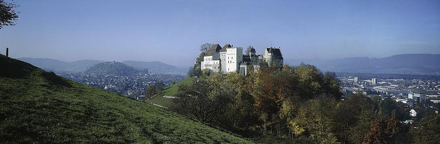 Architecture Digital Art - Lenzburg Castle by Maye Loeser