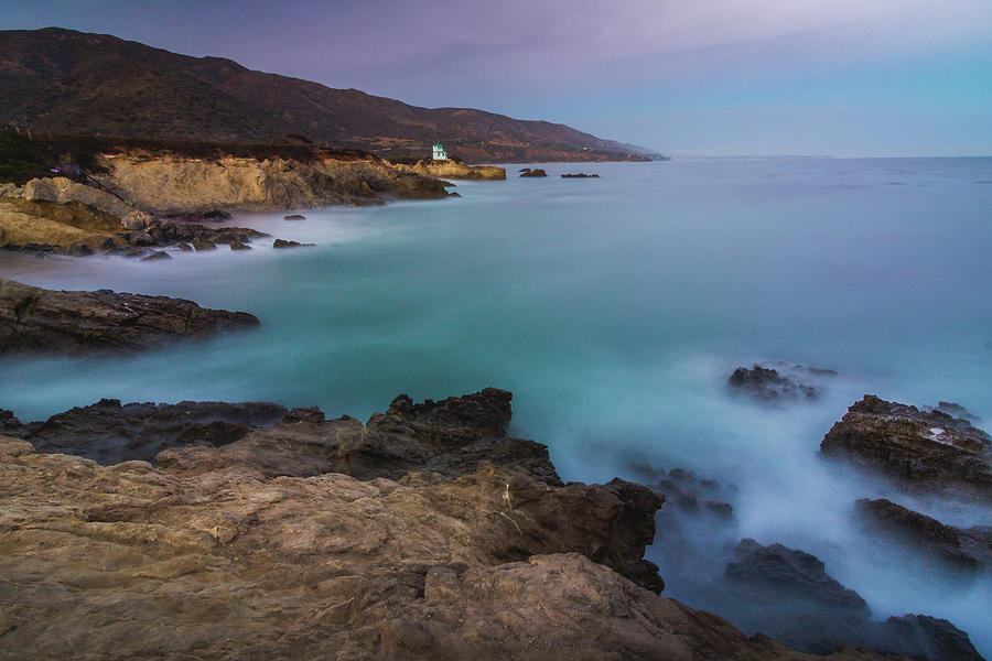 Leo Carrillo State Beach After Sunset Photograph by Andy Konieczny