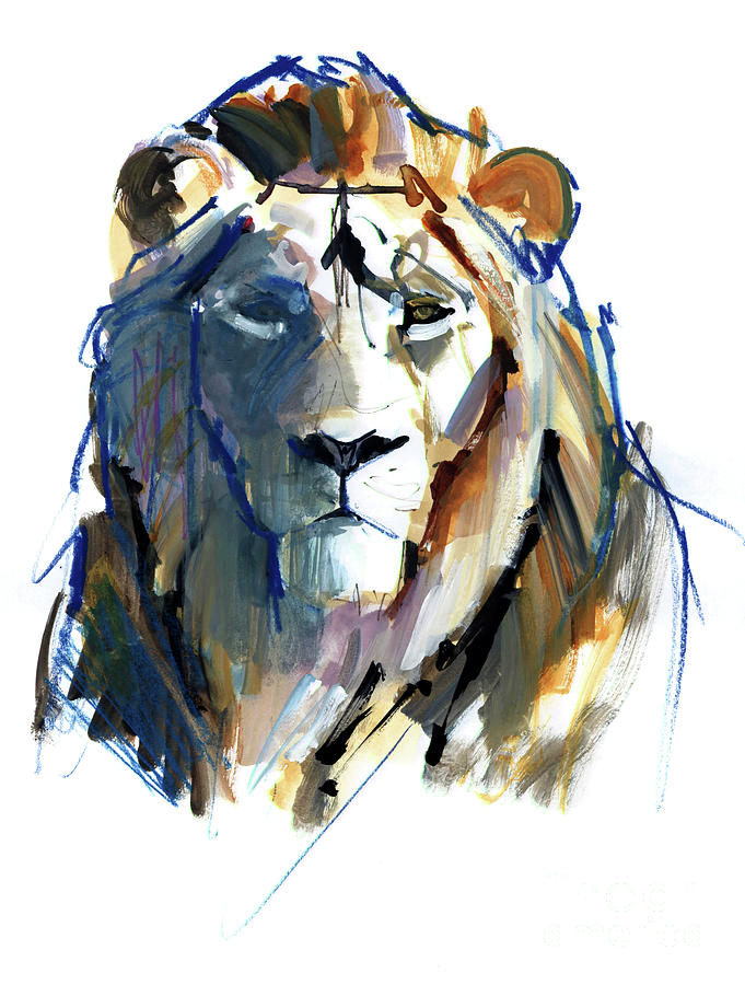 Leo Painting by Mark Adlington