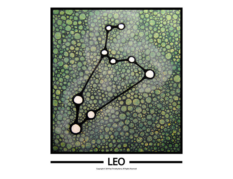 Zodiac Painting - Leo by Timothy Benz