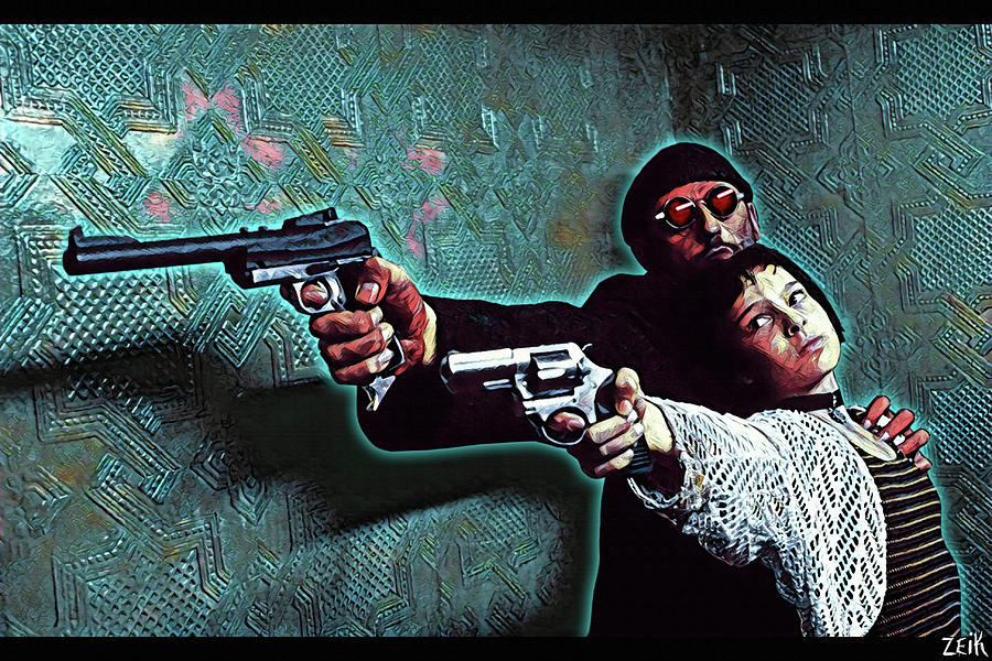 Leon Mixed Media - Leon The Professional - Time To Grow Up by Bobby Zeik Leon Mixed Media - Leon The Professional - Time To Grow Up by Bobby Zeik