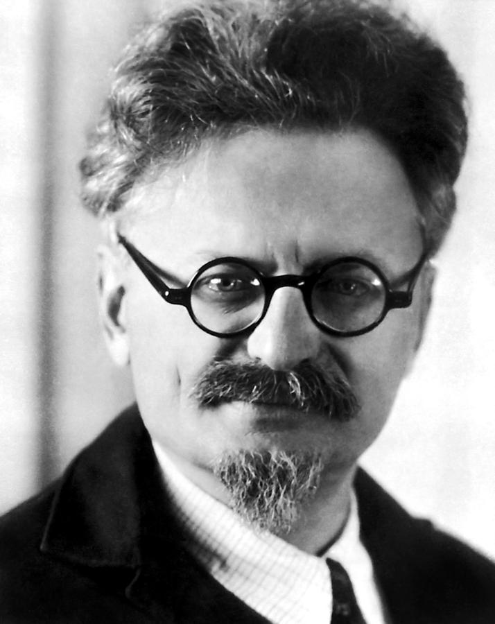 Portrait Photograph - Leon Trotsky Portrait by War Is Hell Store