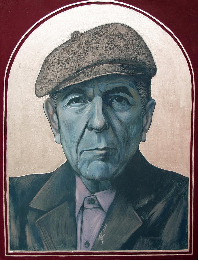 Leonard Cohen Painting - Leonard Cohen by Jovana Kolic Leonard Cohen Painting - Leonard Cohen by Jovana Kolic