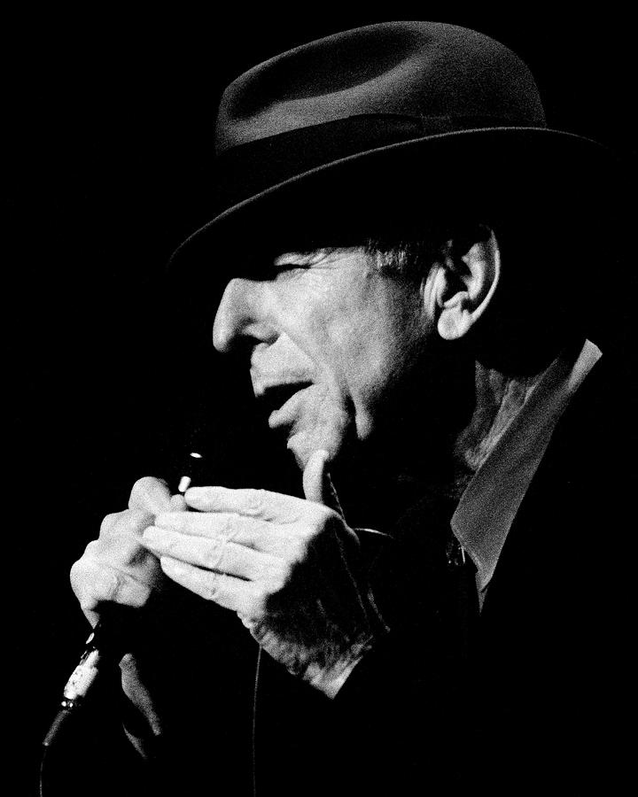 Leonard Cohen Photograph - Leonard Cohen by Mathieu LHeureux Roy