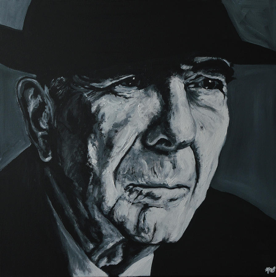 Leonard Cohen Painting - Leonard Cohen by Melissa O Brien
