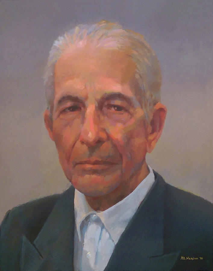 Leonard Cohen Painting - Leonard Cohen by Mike Hanlon Leonard Cohen Painting - Leonard Cohen by Mike Hanlon