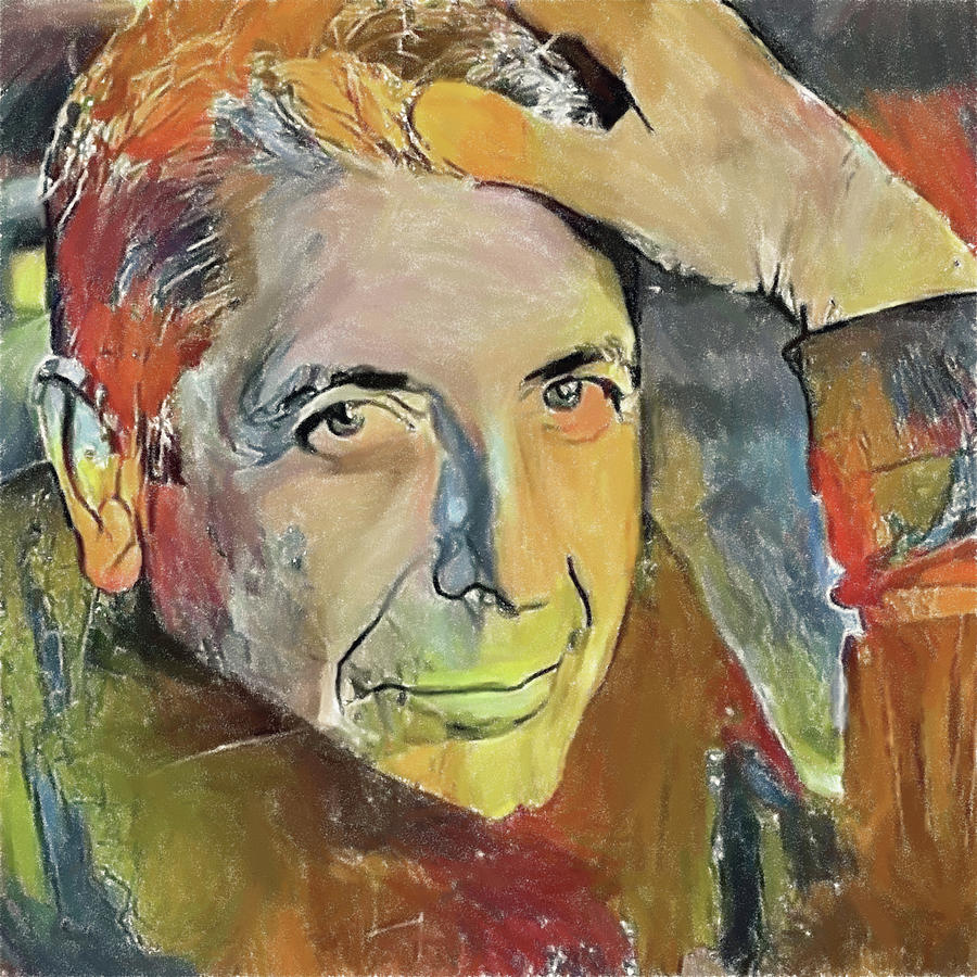 Leonard Cohen Tribute 6 Digital Art by Yury Malkov