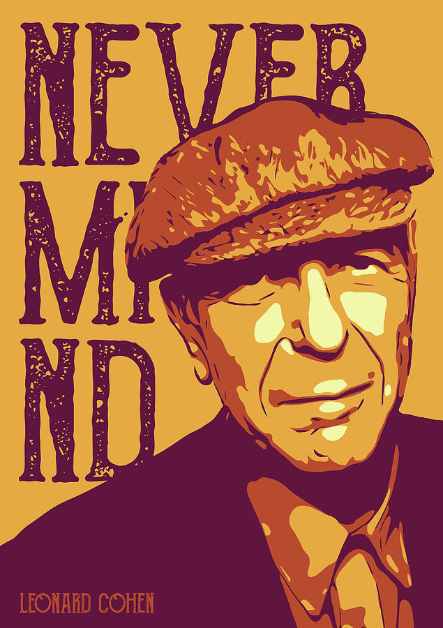 Leonard Cohen Digital Art by Wonder Poster Studio - Pixels